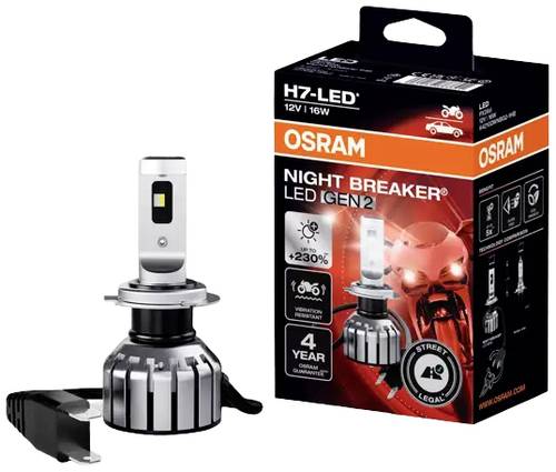 OSRAM 64210DWNBG2 LED Leuchtmittel Night Breaker® LED H7 16W 12V von Osram