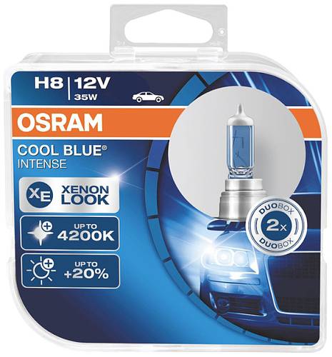 OSRAM 64212CBN-HCB Halogen Leuchtmittel COOL BLUE® INTENSE H8 35W 12V von Osram
