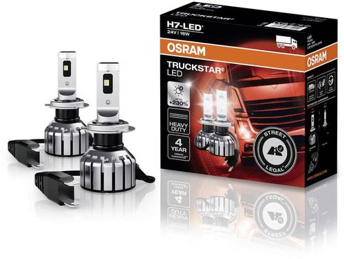 OSRAM 64215DWTS-2HFB LED Leuchtmittel Truckstar H7 16W 24V von Osram