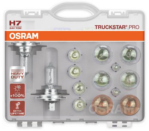 OSRAM CLK H7TSP Halogen Leuchtmittel Ersatzlampenbox Truckstar 24V von Osram