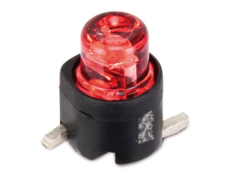 OSRAM LED, orange, Ø 3 mm, 10 Stück LOK380P, mit SMD-Sockel von Osram