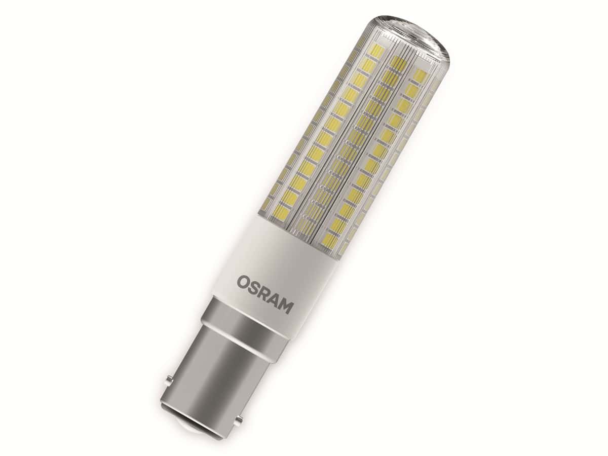 OSRAM LED-Lampe, CL60, T Slim, B15d, EEK: E, 7W, 806lm, 2700K von Osram