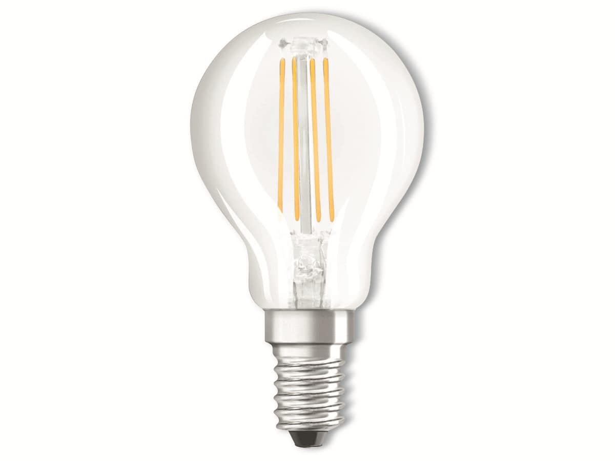 OSRAM LED-Lampe BASE CLASSIC P, E14, EEK: E, 4 W, 470 lm, 2700 K, 2 Stück von Osram