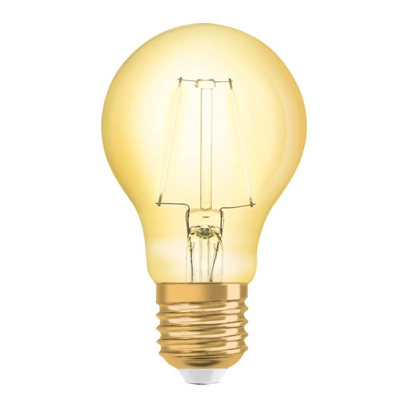 OSRAM LED-Lampe E27 2,5W 1906 ClassicA 2.400K gold von Osram