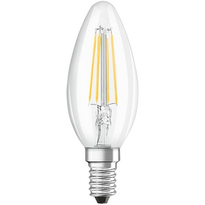 OSRAM LED-Lampe RETROFIT CLASSIC B 40 E14 4 W klar von Osram