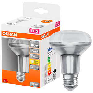 OSRAM LED-Lampe STAR R80 100 E27 9,1 W klar OSRAM LED-Lampe STAR R80 100 E27 9,1 W klar von Osram