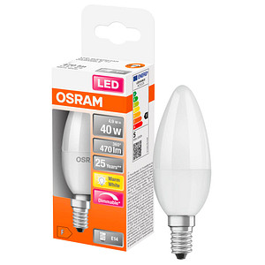 OSRAM LED-Lampe SUPERSTAR CLASSIC B 40 E14 4,9 W matt von Osram