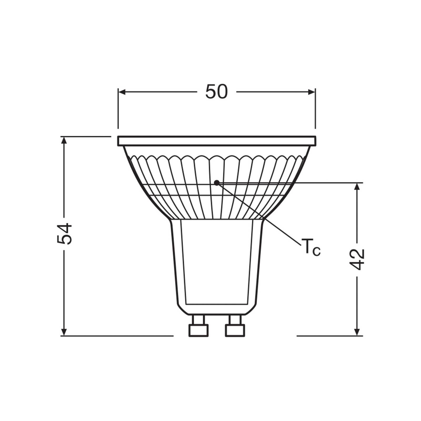 OSRAM LED-Leuchtmittel Reflektor GU10 2,6W 36° 827 klar OSRAM LED-Leuchtmittel Reflektor GU10 2,6W 36° 827 klar von Osram
