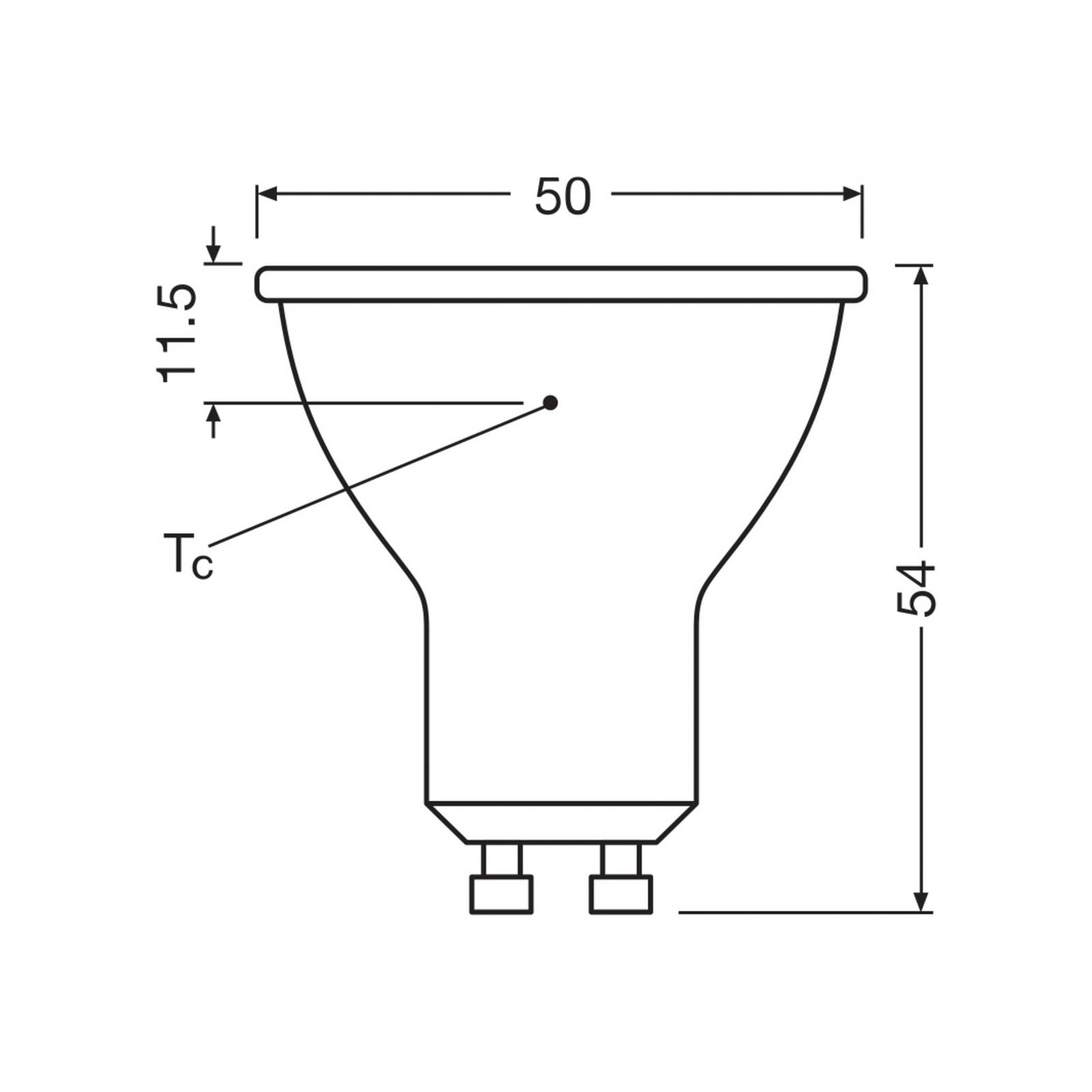 OSRAM LED-Leuchtmittel Reflektor GU10 6,9W 60° 840 klar OSRAM LED-Leuchtmittel Reflektor GU10 6,9W 60° 840 klar von Osram
