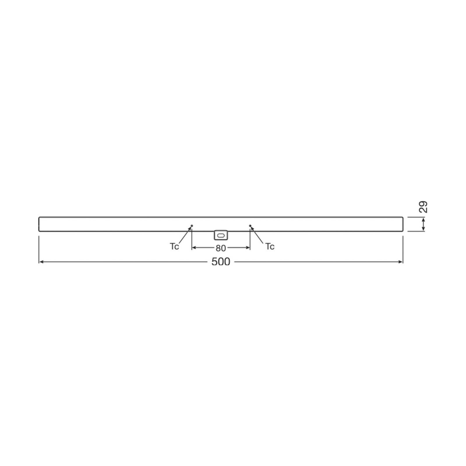OSRAM LED-Linienlampe S14d 4,7W Röhre 2.700K 50cm matt dim OSRAM LED-Linienlampe S14d 4,7W Röhre 2.700K 50cm matt dim von Osram