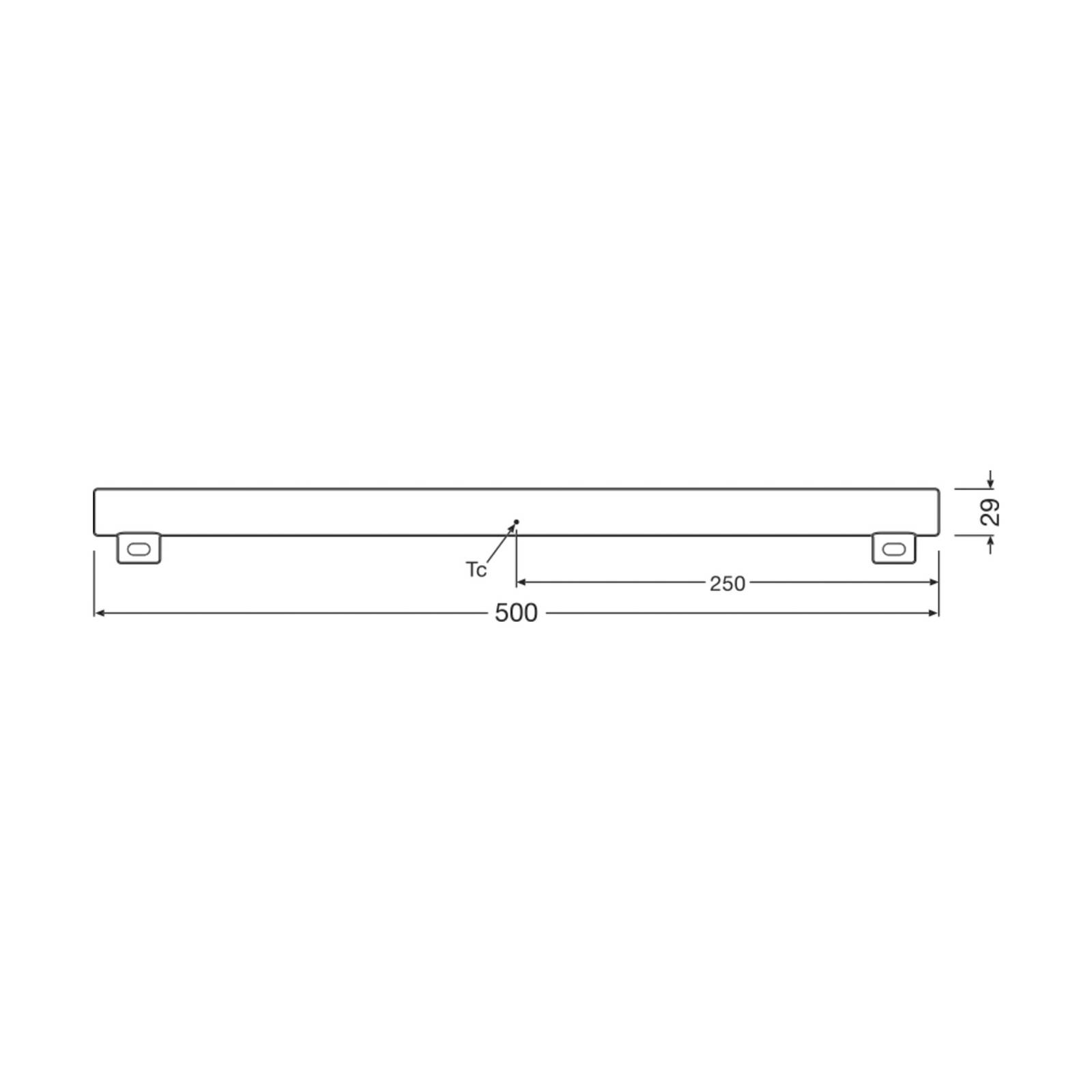 OSRAM LED-Linienlampe S14s 4,7W Röhre 2.700K 50cm matt dim OSRAM LED-Linienlampe S14s 4,7W Röhre 2.700K 50cm matt dim von Osram