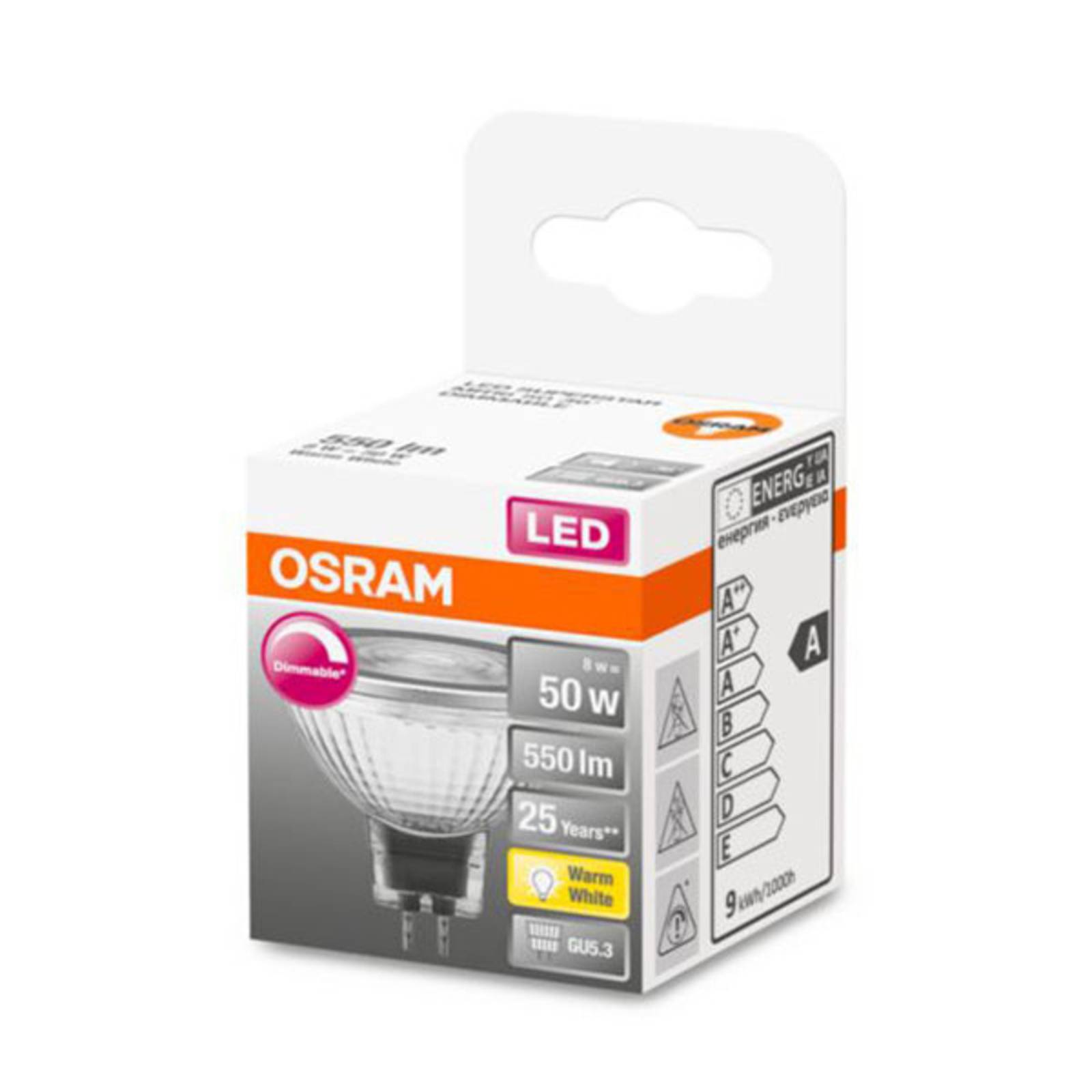 OSRAM LED-Reflektor GU5,3 6,8W 927 36° dimmbar OSRAM LED-Reflektor GU5,3 6,8W 927 36° dimmbar von Osram
