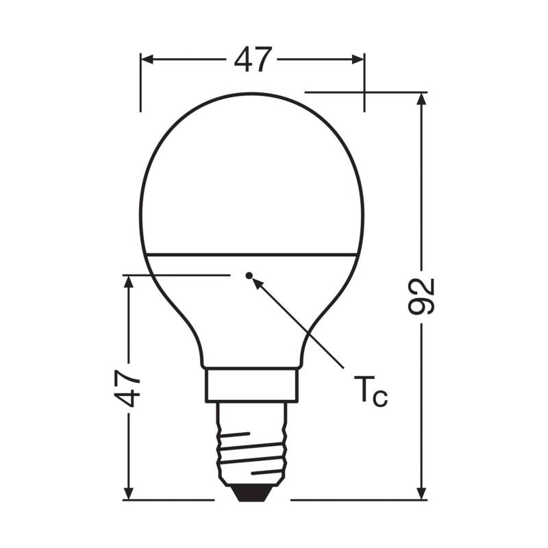 OSRAM LED Relax/Active/Sleep Tropfen E14 4,9W matt 827/840 von Osram