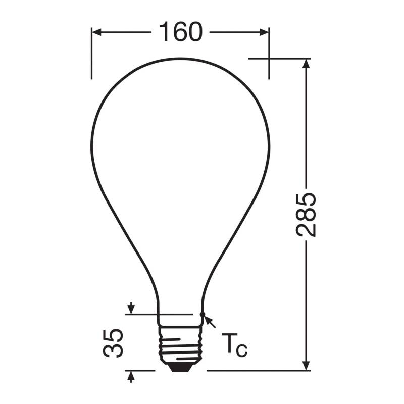 OSRAM LED Vintage 1906 Big Grape E27 7,3W 2700K matt dimmbar von Osram