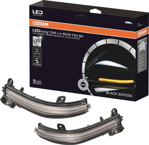 OSRAM LEDDMI F20 BK S LEDriving® Black Edition Spiegelblinker BMW BMW X1, BMW 4er, BMW 3er, BMW 2er von Osram