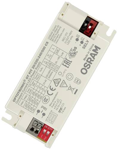 OSRAM OPTOTRONIC FIT CS LED-Treiber Konstantstrom 20W 23 - 42V 1St. OSRAM OPTOTRONIC FIT CS LED-Treiber Konstantstrom 20W 23 - 42V 1St. von Osram