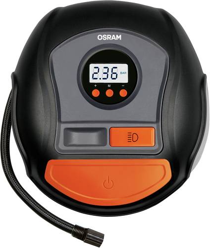 OSRAM OTI450 Kompressor 12V Adapter zum Betrieb per Kabel, Digitales Display, Kabelfach/-aufnahme, m von Osram