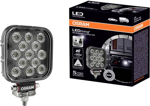 OSRAM Rückfahrscheinwerfer 12 V, 24V LEDriving Reversing VX 120S-WD, quadratischer LED Rückfahrsch von Osram