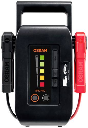 OSRAM Schnellstartsystem BATTERYstart PRO 1000 OEBSPL1000 Starthilfestrom (12 V)=1000A USB-Steckdose von Osram