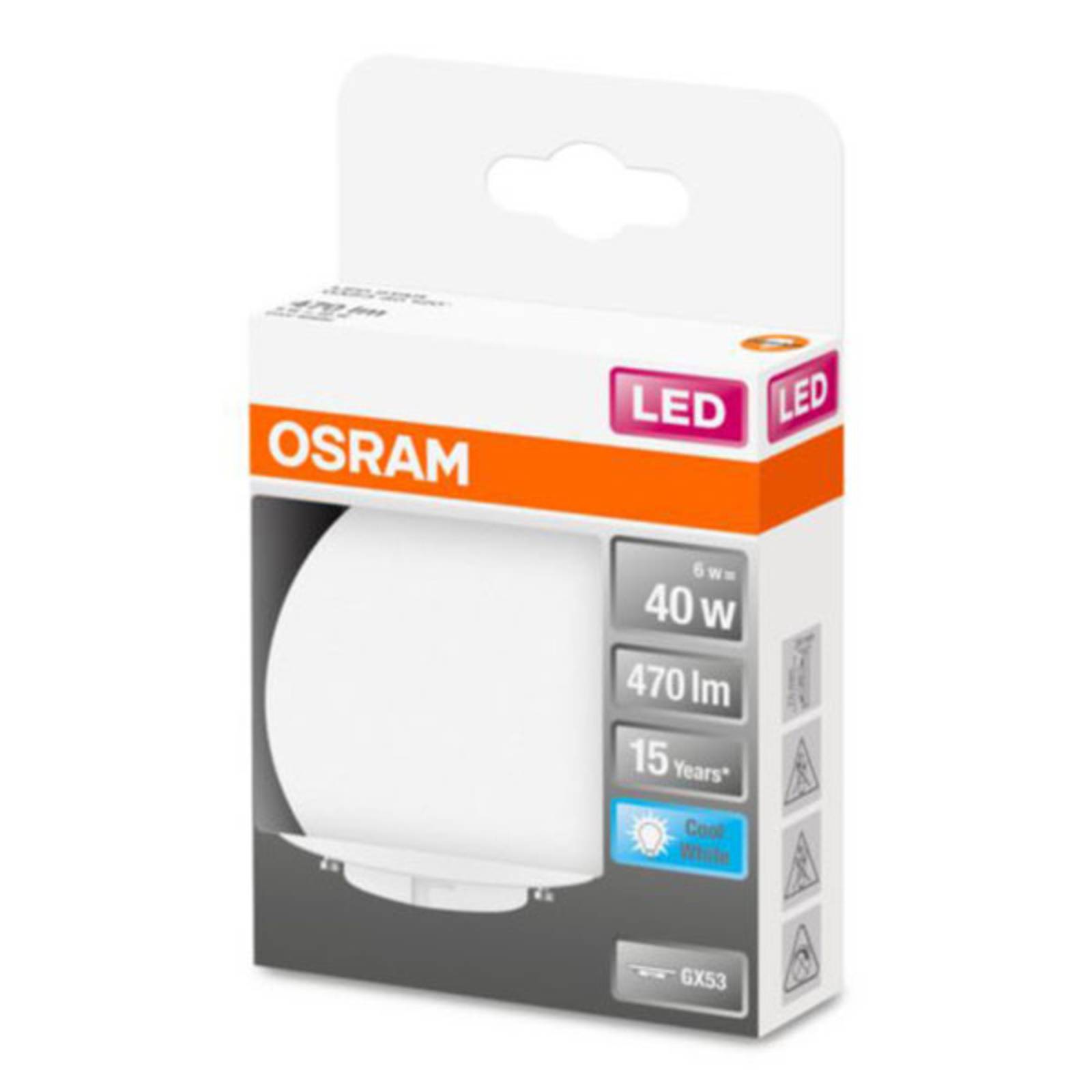 OSRAM Star Special LED-Lampe GX53 4,9W 4.000K opal OSRAM Star Special LED-Lampe GX53 4,9W 4.000K opal von Osram