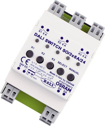 Osram DALI SWITCH SO 3X6A/24 8X1 LED-Trafo Konstantstrom 24 V/DC 1St. von Osram