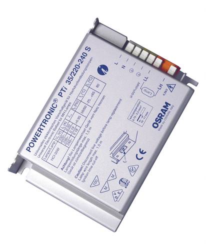 Osram Hochdruckentladungslampe EVG 35W (1 x 35 W) für Leuchteneinbau, Metallgehäuse von Osram