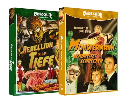 REBELLION IN DER TIEFE / MONSTERMANN VERBREITET SCHRECKEN - CLASSIC CHILLER COLLECTION BUNDLE # 3 - Limited Edtion (Blu-ray + DVD) von Ostalgica