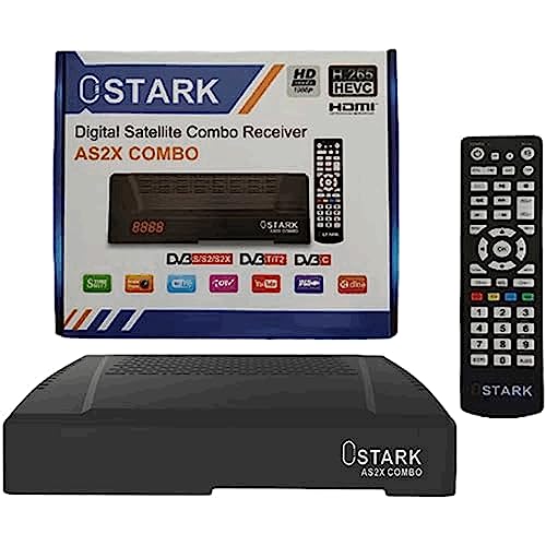 Ostark AS2X Combo - Receptor Satelite,Cable y terrestre, DVB S2X/T2/C CA Conax, FHD 1080P, H265, USB WiFi Incluido Ostark AS2X Combo - Receptor Satelite,Cable y terrestre, DVB S2X/T2/C CA Conax, FHD 1080P, H265, USB WiFi Incluido von Ostark