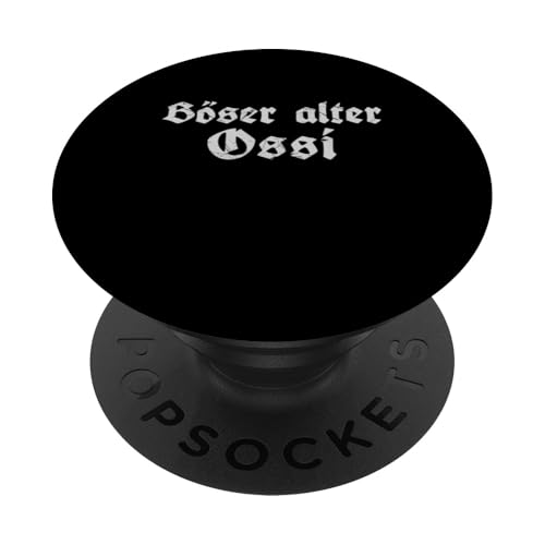 Böser alter Ossi Vintage DDR Ostdeutschland Der Osten PopSockets Klebender PopGrip von Ostdeutschland Ossi Heimat Geschenke