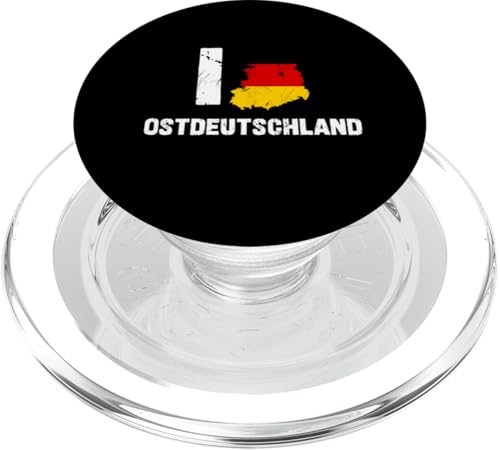 I LOVE OSTDEUTSCHLAND - Vintage Geschenk Geschenkidee PopSockets PopGrip für MagSafe von Ostdeutschland Ossi Heimat Geschenke