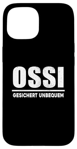 OSSI GESICHERT UNBEQUEM - Sarkasmus Humor Ironie Geschenk Hülle für iPhone 15 OSSI GESICHERT UNBEQUEM - Sarkasmus Humor Ironie Geschenk Hülle für iPhone 15 von Ostdeutschland Ossi Heimat Geschenke