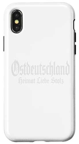 OSTDEUTSCHLAND - Heimat Liebe Stolz Altdeutsch Vintage Hülle für iPhone X/XS OSTDEUTSCHLAND - Heimat Liebe Stolz Altdeutsch Vintage Hülle für iPhone X/XS von Ostdeutschland Ossi Heimat Geschenke