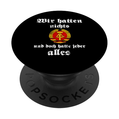 Ossi DDR Ostdeutschland - Witzige coole Sprüche Geschenkidee PopSockets Klebender PopGrip von Ostdeutschland Ossi Heimat Geschenke