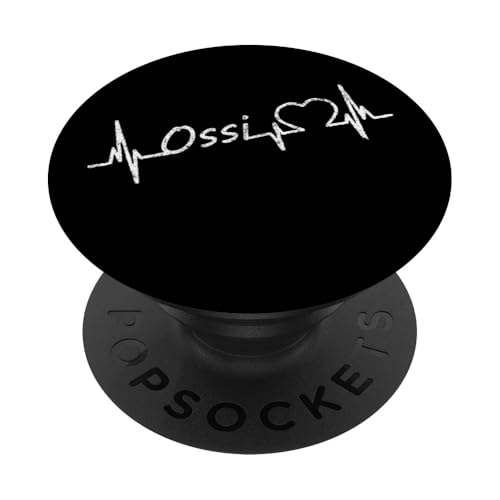 Ossi Herzlinie Herzschlag - Ostdeutschland Heimat Vintage PopSockets Klebender PopGrip von Ostdeutschland Ossi Heimat Geschenke