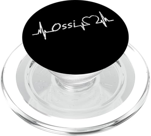 Ossi Herzlinie Herzschlag - Ostdeutschland Heimat Vintage PopSockets PopGrip für MagSafe von Ostdeutschland Ossi Heimat Geschenke