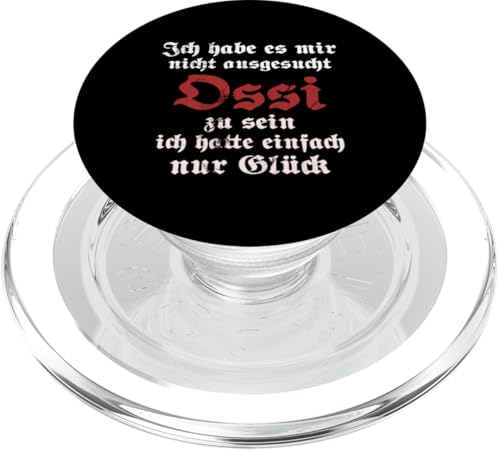 Ossi Spruch Ostdeutschland DDR Vintage Geschenk Geschenkidee PopSockets PopGrip für MagSafe von Ostdeutschland Ossi Heimat Geschenke