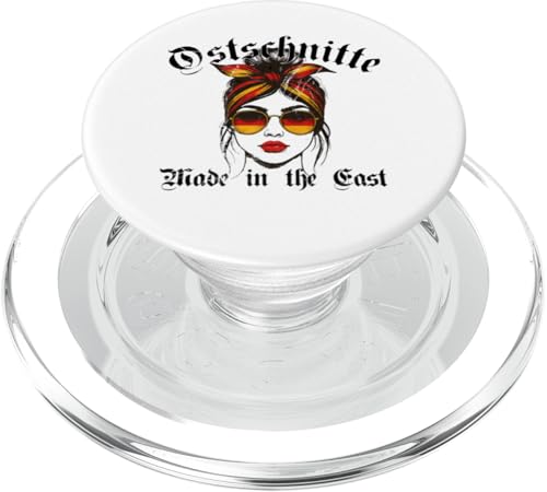 Vintage DDR Ossi Ostschnitte Klassik Retro Nicki Geschenk PopSockets PopGrip für MagSafe von Ostdeutschland Ossi Heimat Geschenke