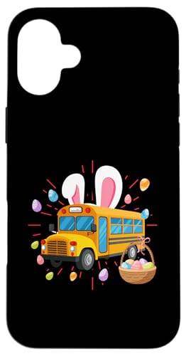 Bus Busfahrer Osterhase Ostern Hülle für iPhone 16 Plus Bus Busfahrer Osterhase Ostern Hülle für iPhone 16 Plus von Ostereier Frohe Ostern Oster Osterhase