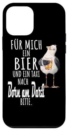 Ein Bier und ein Taxi nach Born am Darß Ostsee Shirt Möwe Hülle für iPhone 12 mini von Ostsee T-Shirt Küstenkind Mecklenburg-Vorpommern
