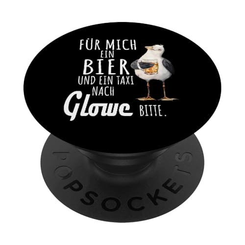 Ein Bier und ein Taxi nach Glowe Ostsee Shirt Möwe PopSockets Klebender PopGrip Ein Bier und ein Taxi nach Glowe Ostsee Shirt Möwe PopSockets Klebender PopGrip von Ostsee T-Shirt Küstenkind Mecklenburg-Vorpommern