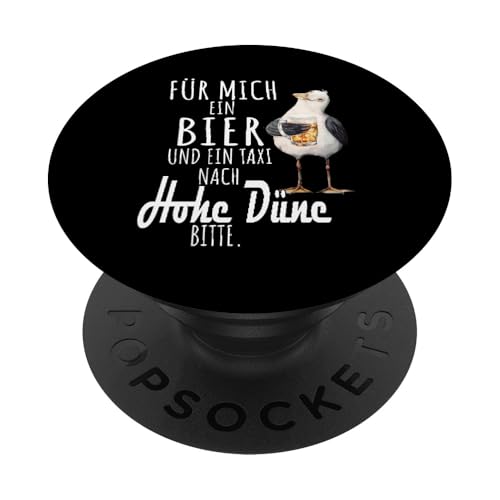 Ein Bier und ein Taxi nach Hohe Düne Ostsee Shirt Möwe PopSockets Klebender PopGrip Ein Bier und ein Taxi nach Hohe Düne Ostsee Shirt Möwe PopSockets Klebender PopGrip von Ostsee T-Shirt Küstenkind Mecklenburg-Vorpommern
