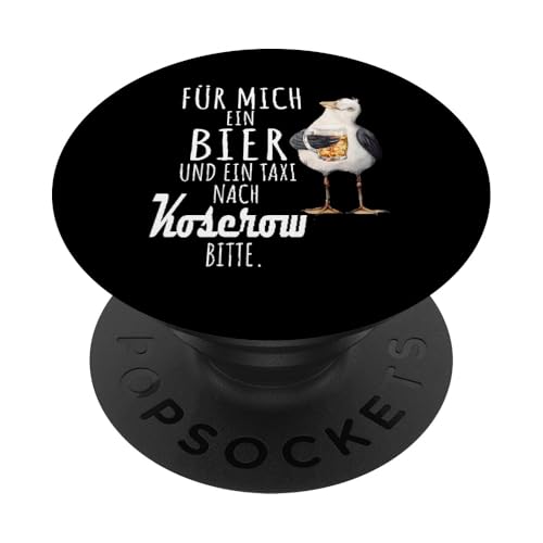 Ein Bier und ein Taxi nach Koserow Ostsee Shirt Möwe PopSockets Klebender PopGrip Ein Bier und ein Taxi nach Koserow Ostsee Shirt Möwe PopSockets Klebender PopGrip von Ostsee T-Shirt Küstenkind Mecklenburg-Vorpommern
