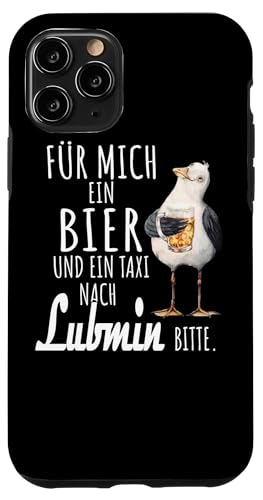 Ein Bier und ein Taxi nach Lubmin Ostsee Shirt Möwe Hülle für iPhone 11 Pro von Ostsee T-Shirt Küstenkind Mecklenburg-Vorpommern
