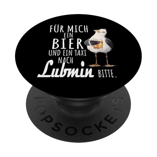 Ein Bier und ein Taxi nach Lubmin Ostsee Shirt Möwe PopSockets Klebender PopGrip Ein Bier und ein Taxi nach Lubmin Ostsee Shirt Möwe PopSockets Klebender PopGrip von Ostsee T-Shirt Küstenkind Mecklenburg-Vorpommern