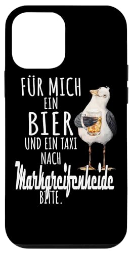 Ein Bier und ein Taxi nach Markgrafenheide Ostsee Shirt Möwe Hülle für iPhone 12 mini von Ostsee T-Shirt Küstenkind Mecklenburg-Vorpommern