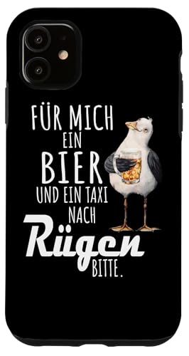 Ein Bier und ein Taxi nach Rügen Ostsee Shirt Möwe Hülle für iPhone 11 Ein Bier und ein Taxi nach Rügen Ostsee Shirt Möwe Hülle für iPhone 11 von Ostsee T-Shirt Küstenkind Mecklenburg-Vorpommern