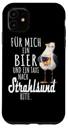 Ein Bier und ein Taxi nach Strahlsund Ostsee Shirt Möwe Hülle für iPhone 11 Ein Bier und ein Taxi nach Strahlsund Ostsee Shirt Möwe Hülle für iPhone 11 von Ostsee T-Shirt Küstenkind Mecklenburg-Vorpommern