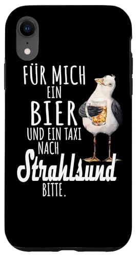 Ein Bier und ein Taxi nach Strahlsund Ostsee Shirt Möwe Hülle für iPhone XR von Ostsee T-Shirt Küstenkind Mecklenburg-Vorpommern