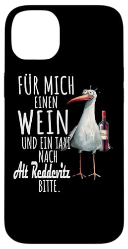 Ein Wein und ein Taxi nach Alt Reddevitz Ostsee Shirt Möwe Hülle für iPhone 14 Plus Ein Wein und ein Taxi nach Alt Reddevitz Ostsee Shirt Möwe Hülle für iPhone 14 Plus von Ostsee T-Shirt Küstenkind Meerweh Wein Rügen