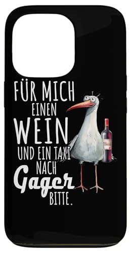 Ein Wein und ein Taxi nach Gager Ostsee Shirt Möwe Rügen Hülle für iPhone 13 Pro Ein Wein und ein Taxi nach Gager Ostsee Shirt Möwe Rügen Hülle für iPhone 13 Pro von Ostsee T-Shirt Küstenkind Meerweh Wein Rügen